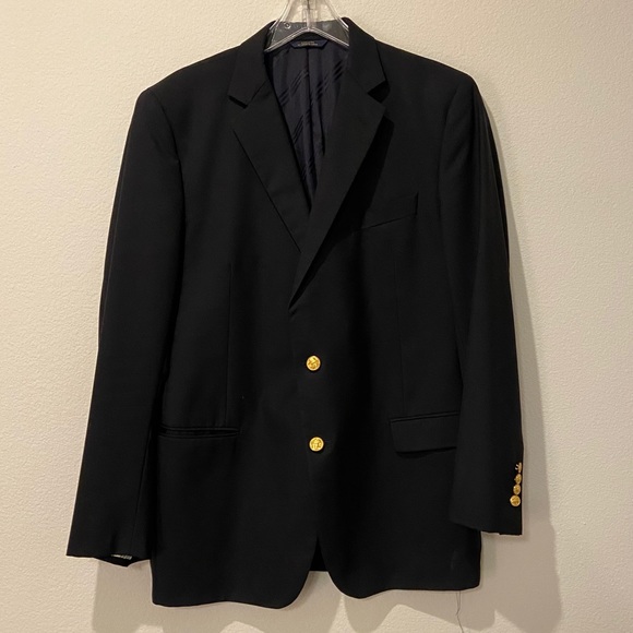 BRAND 🆕 Brooks Brothers Suit Jacket - Black - Picture 4 of 14